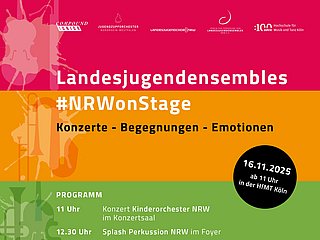 Plakat mit Regenbogenfarben