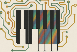 Plakat mit dem Titel Composing While Black And Queer