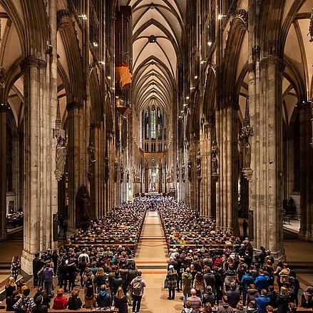 Sinfoniekonzert im Kölner Dom.