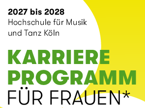 Flyer: Karriereprogramm für Frauen